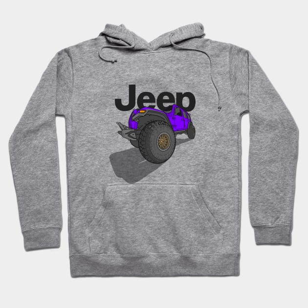 Purple jeep hoodie hot sale